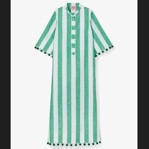 Kate Spade Awning Stripe Pom-pom Tunic